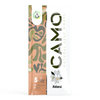 Camo Natural Wraps package in Chamomile flavor with a camouflage design, a white flower illustration, and text showing 5 wraps per pack.