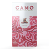 Cherry Cola box features a pink and red abstract pattern, an image of a cherry cola drink with cherries, and text indicating 25 packs with 5 wraps per pack.